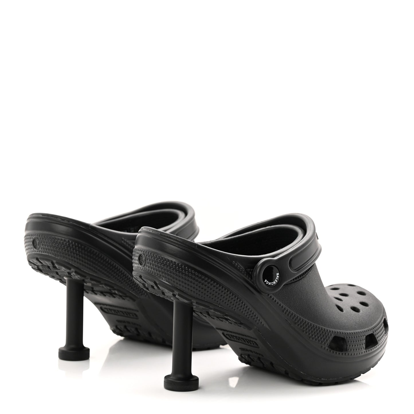 X CROCS Rubber Womens Madame 80 Sandals 37 Black