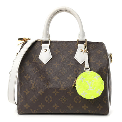 Louis Vuitton Monogram LV Match Speedy Bandouliere 25 White 1 of 13