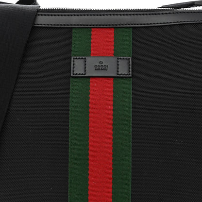 Gucci Techno Canvas Web Messenger Bag Black 8 of 10