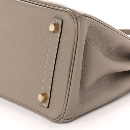 Hermes Togo Birkin 25 Gris Tourterelle 8 of 35