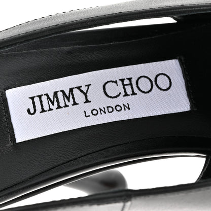 Jimmy Choo Calfskin Isa 95 Slingback Pumps 38.5 Black 8 of 9