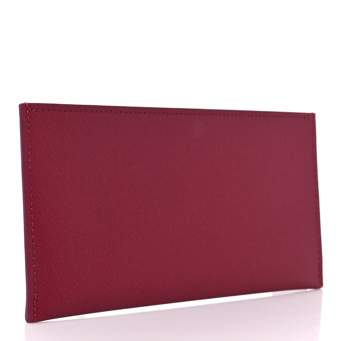 Calfskin Felicie Card Holder Insert Fuchsia