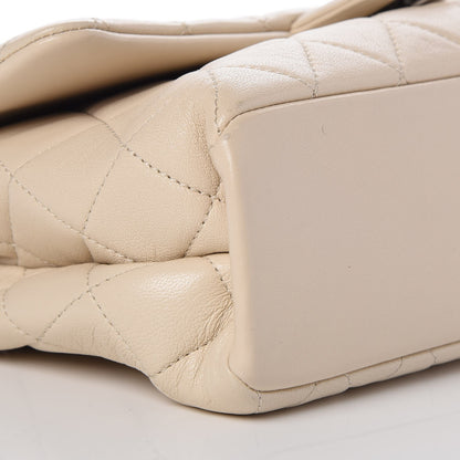 Chanel Goatskin Quilted Medium Flap Off White 9 of 10