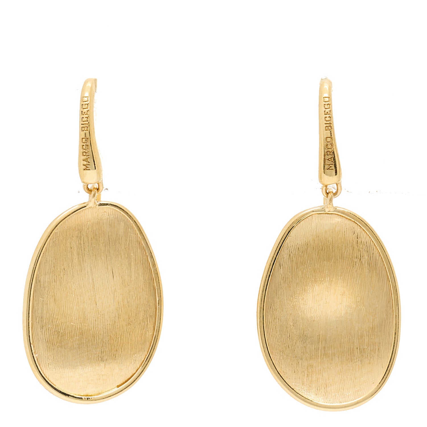 Marco Bicego 18K Yellow Gold Lunaria Drop Earrings 1 of 5