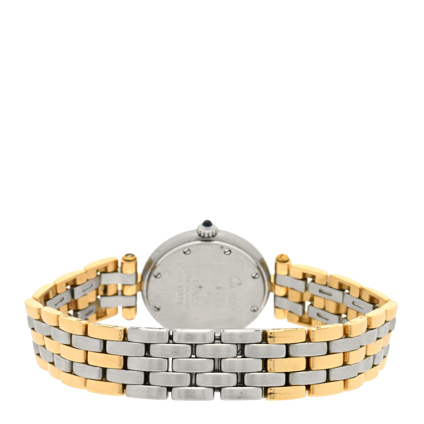Stainless Steel 18K Yellow Gold 24mm Panthere Vendome Quartz Watch