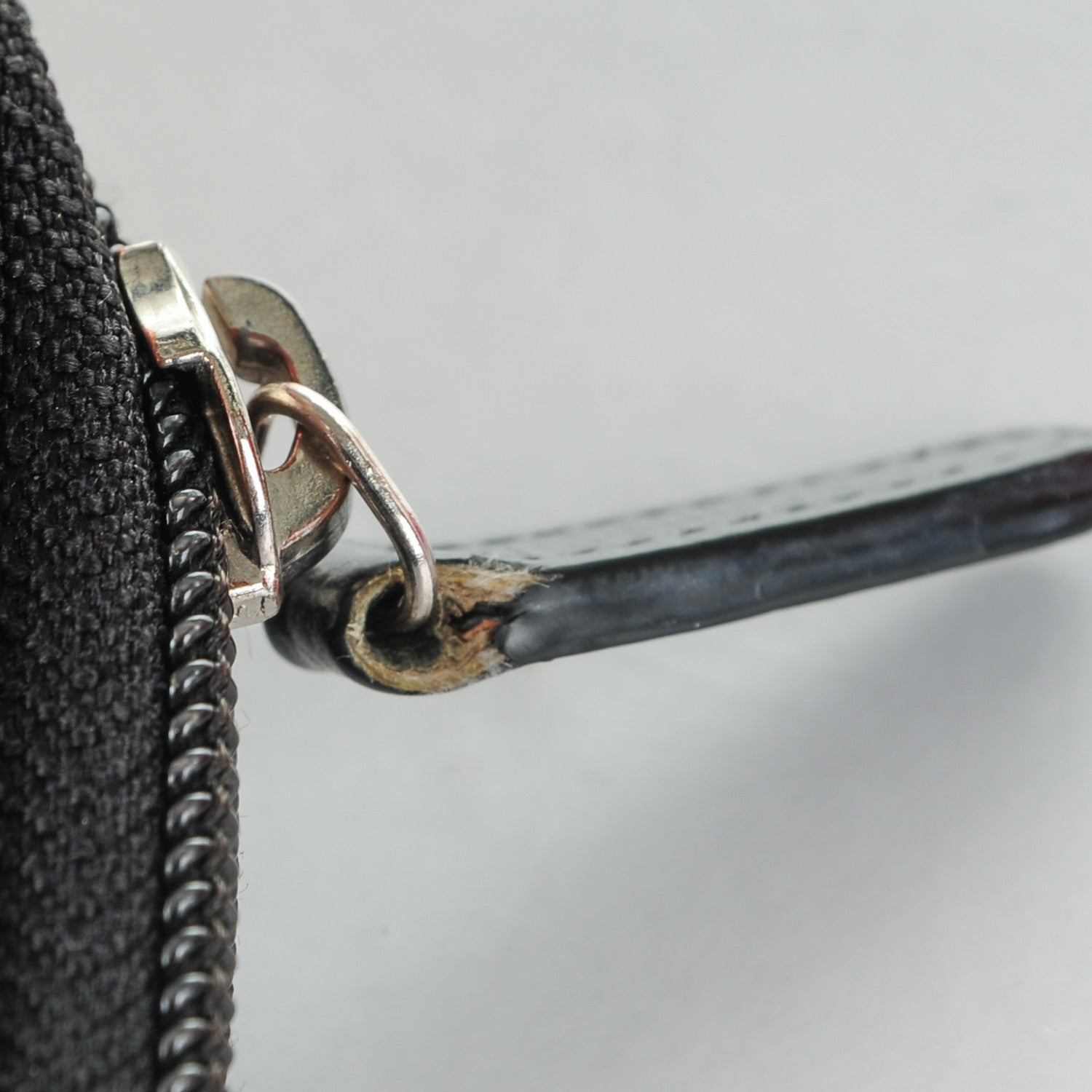 Chanel Goatskin Camellia Embossed Zip Around Wallet Black 9 of 10