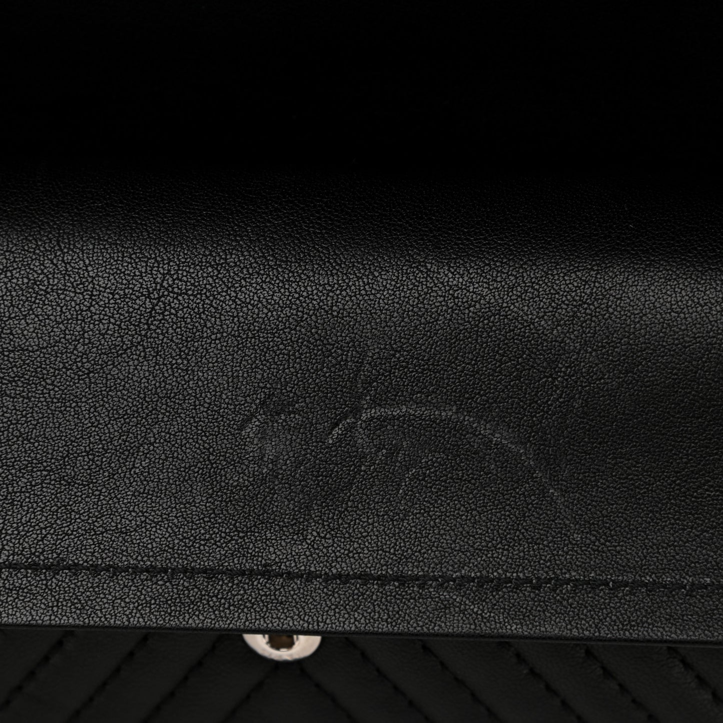 Sheepskin Chevron Quilted Studded 2.55 Reissue 226 Flap Black