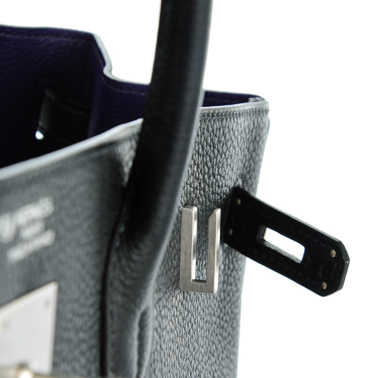 Hermes Togo Horseshoe Birkin 40 Indigo Iris 4 of 23