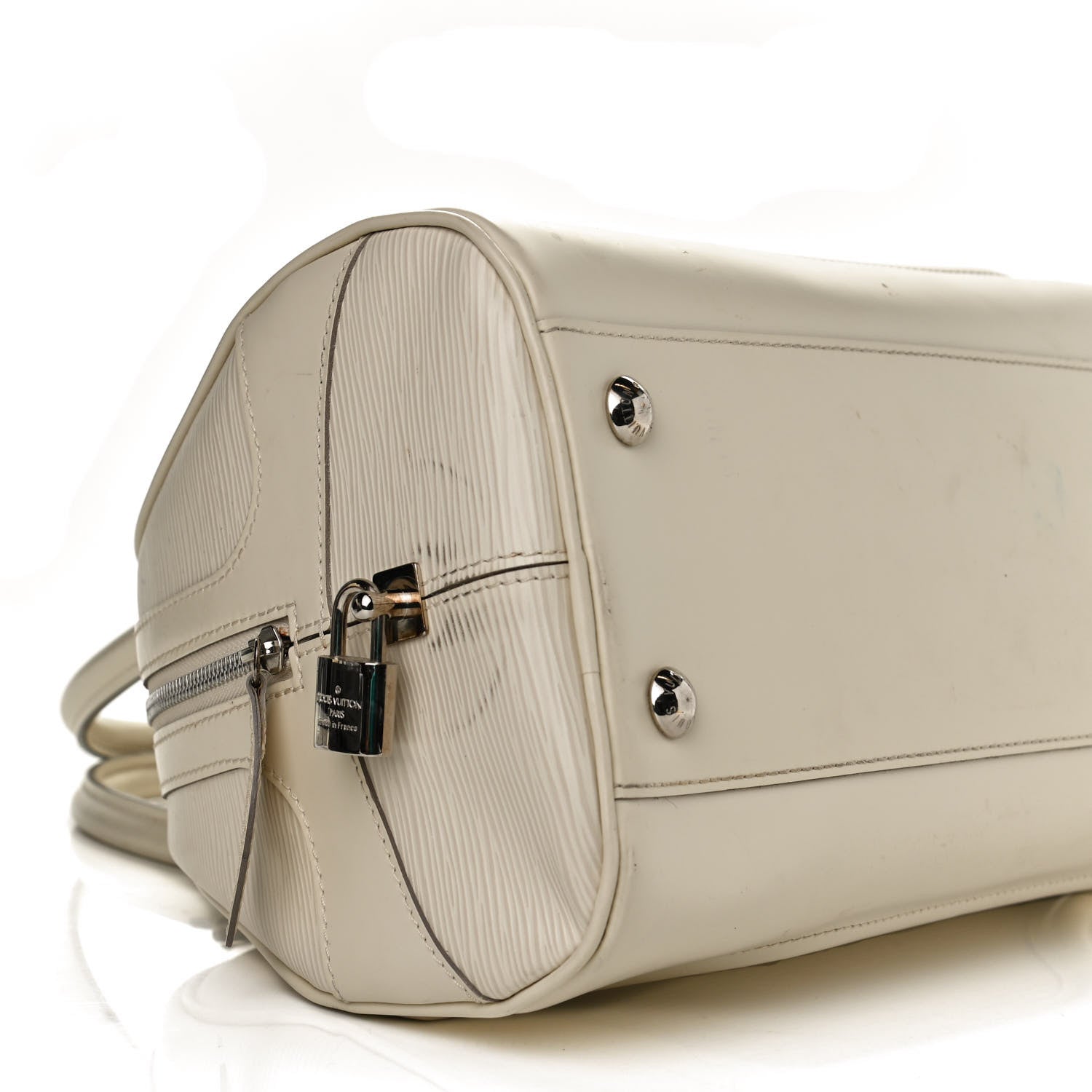 Louis Vuitton Epi Bowling Montaigne PM Ivory 9 of 15