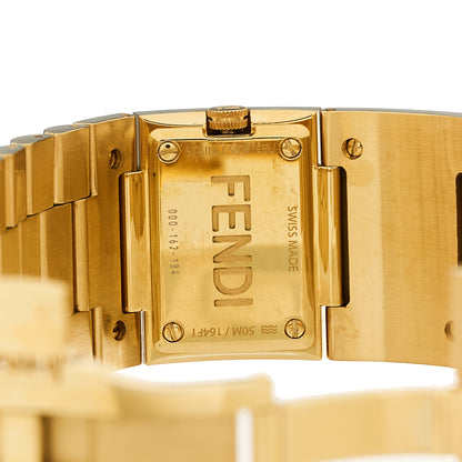 Fendi Stainless Steel 22mm Graph Quartz Watch Gold 4 of 4