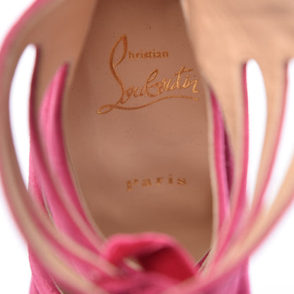Christian Louboutin Veau Velours Spinetita 100 Ankle Boots 38 LouLou 8 of 10