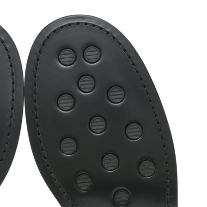 Chanel Calfskin Lace Up Logo Mid Calf Combat Boots 37 White Black 8 of 13