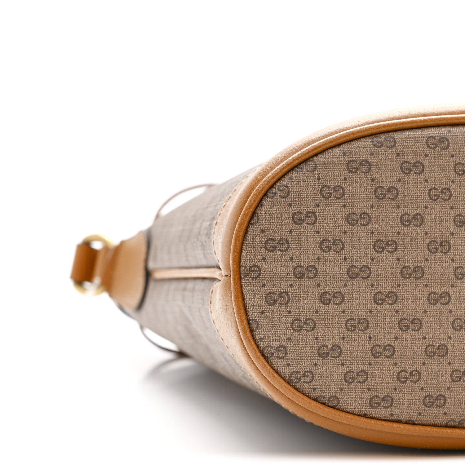 Gucci X DISNEY Mini Vintage GG Supreme Monogram Bucket Bag Beige Vintage Sun Oil 10 of 11