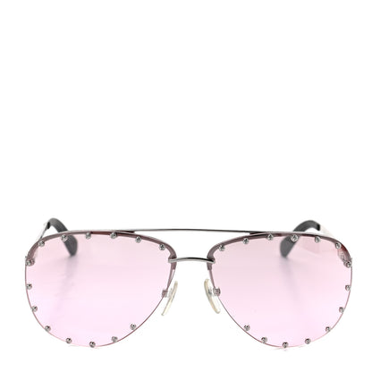 Louis Vuitton Metal The Party Aviator Sunglasses Z1207U Pink 2 of 9