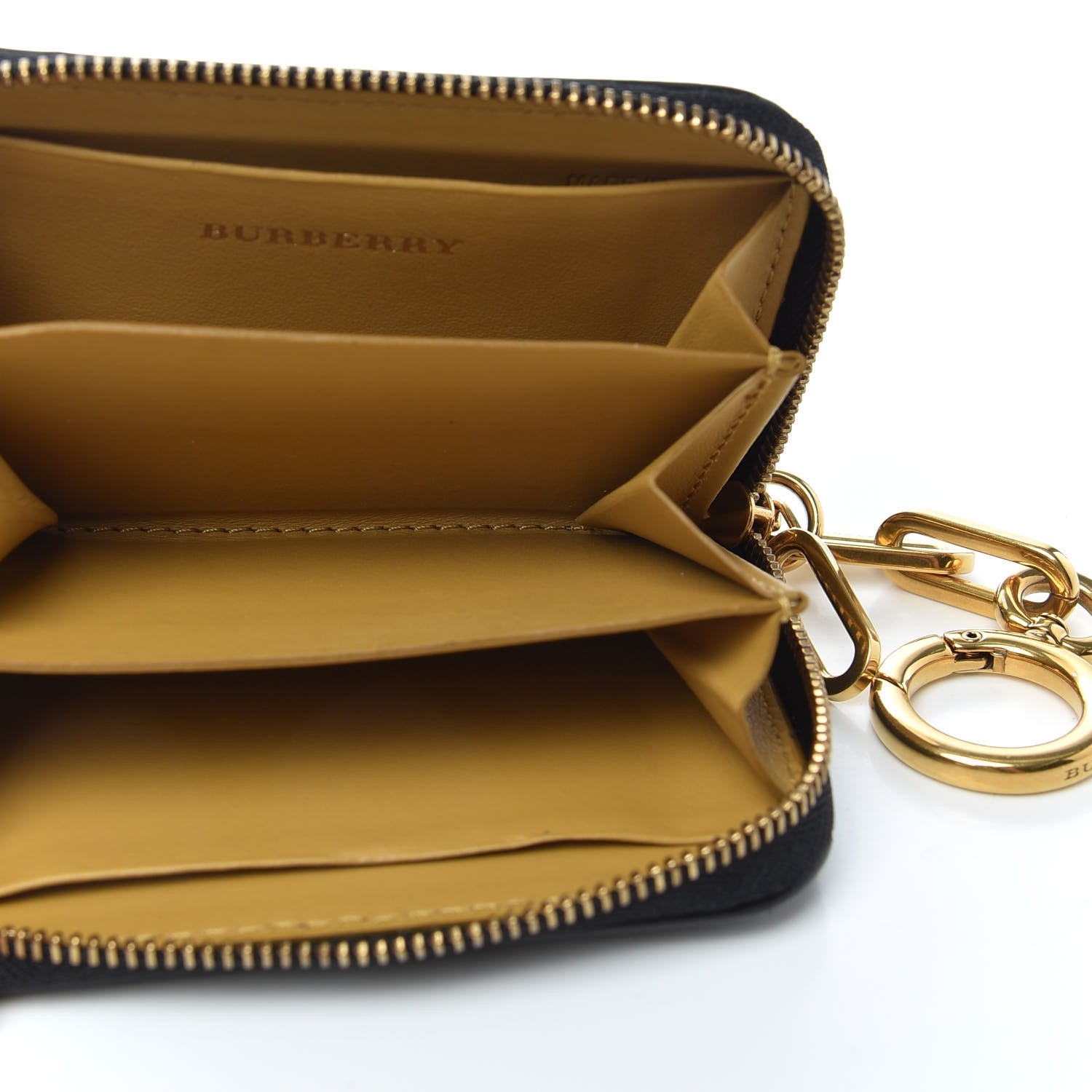 Burberry Goatskin Berkely Zip Around Wallet Black 5 of 6