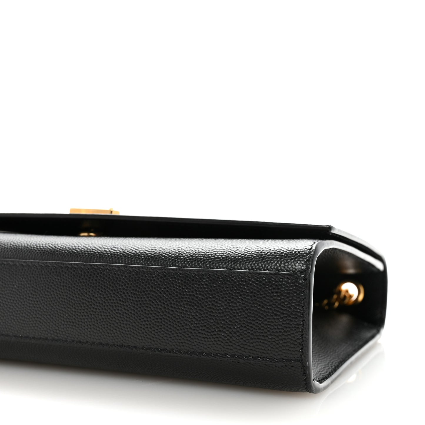 Grain De Poudre Medium Classic Monogram Kate Satchel Black