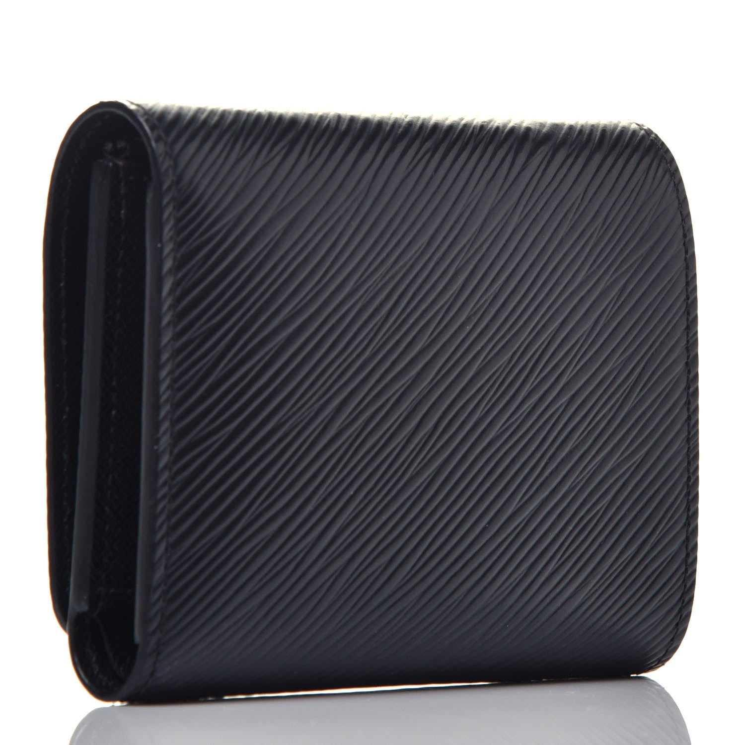Louis Vuitton Epi Twist Compact Wallet Black 3 of 7
