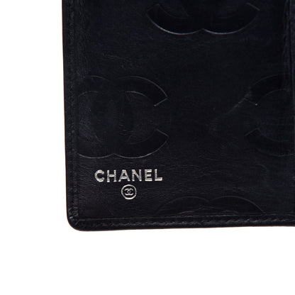 Chanel Calfskin Quilted Cambon Yen Wallet Black 7 of 9