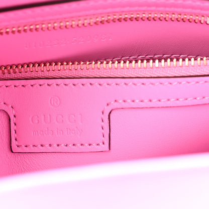 Gucci Ancora Calfskin Web Medium Jackie 1961 Hobo Pink 6 of 14