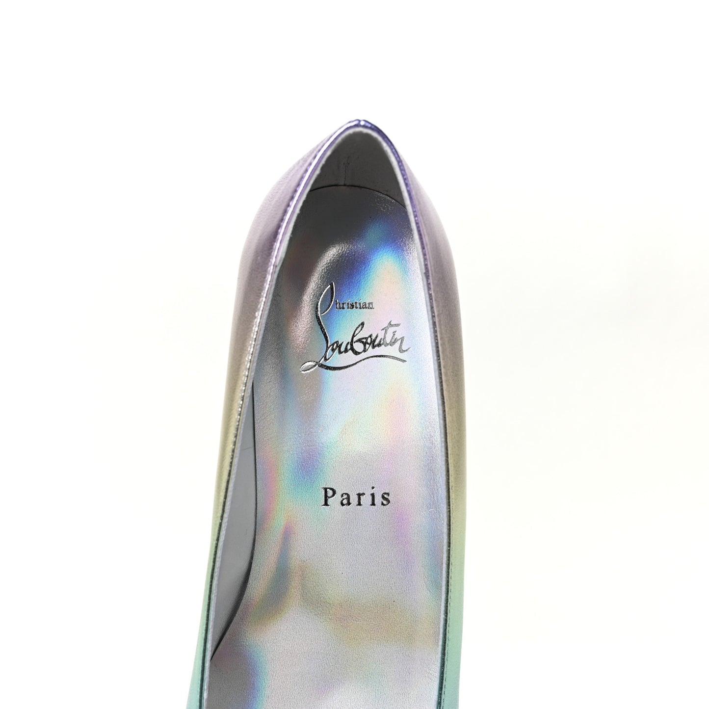 Iridescent Nappa Kate Flats 36 Multicolor