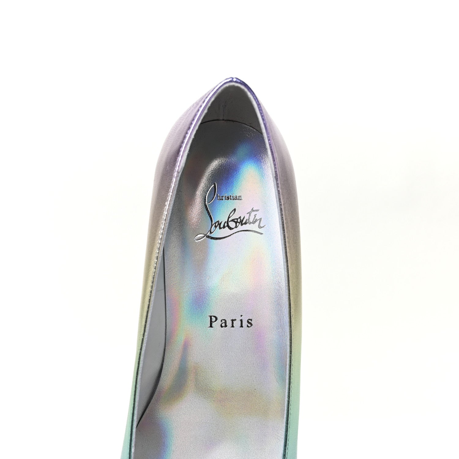 Christian Louboutin Iridescent Nappa Kate Flats 36 Multicolor 7 of 8