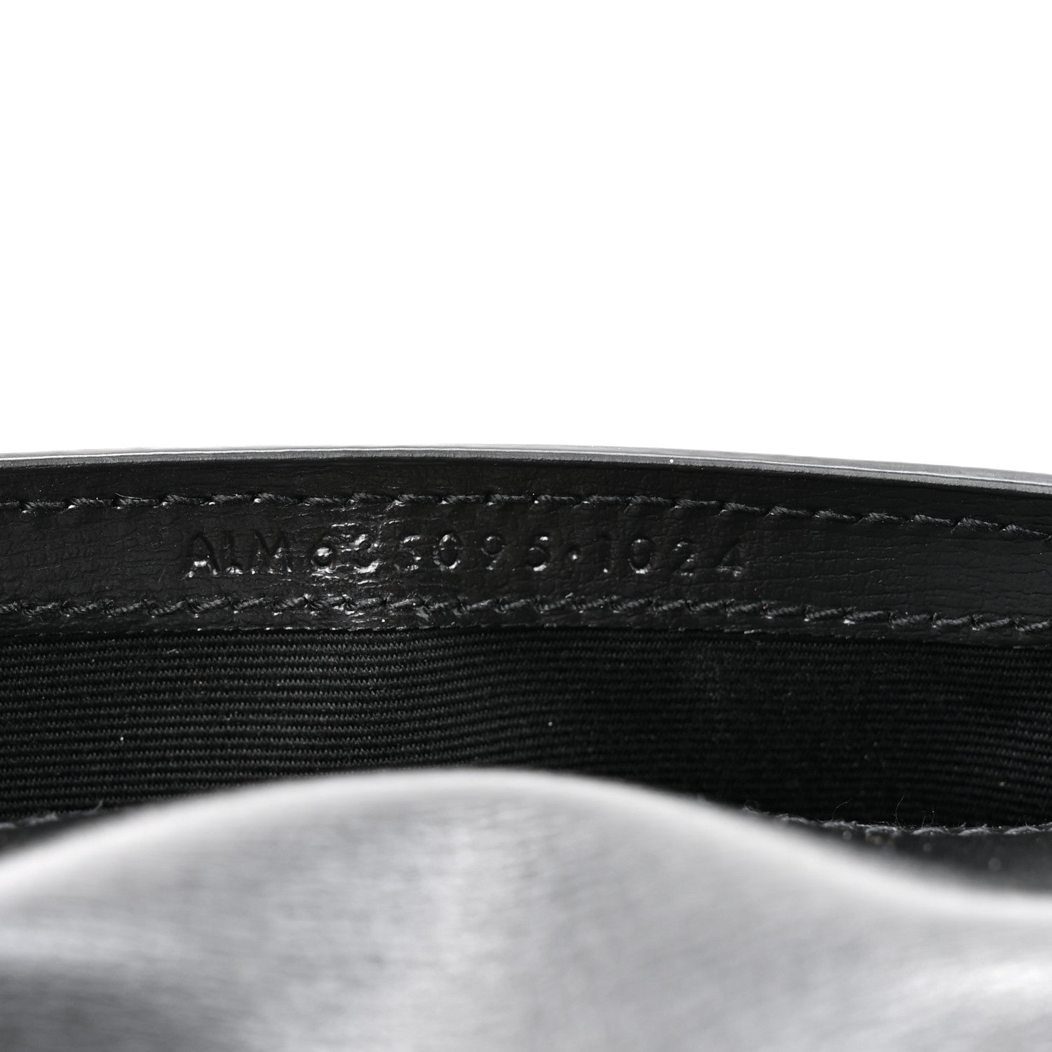 Saint Laurent Calfskin Monogram Cassandre Phone Holder With Strap Black Black 12 of 21