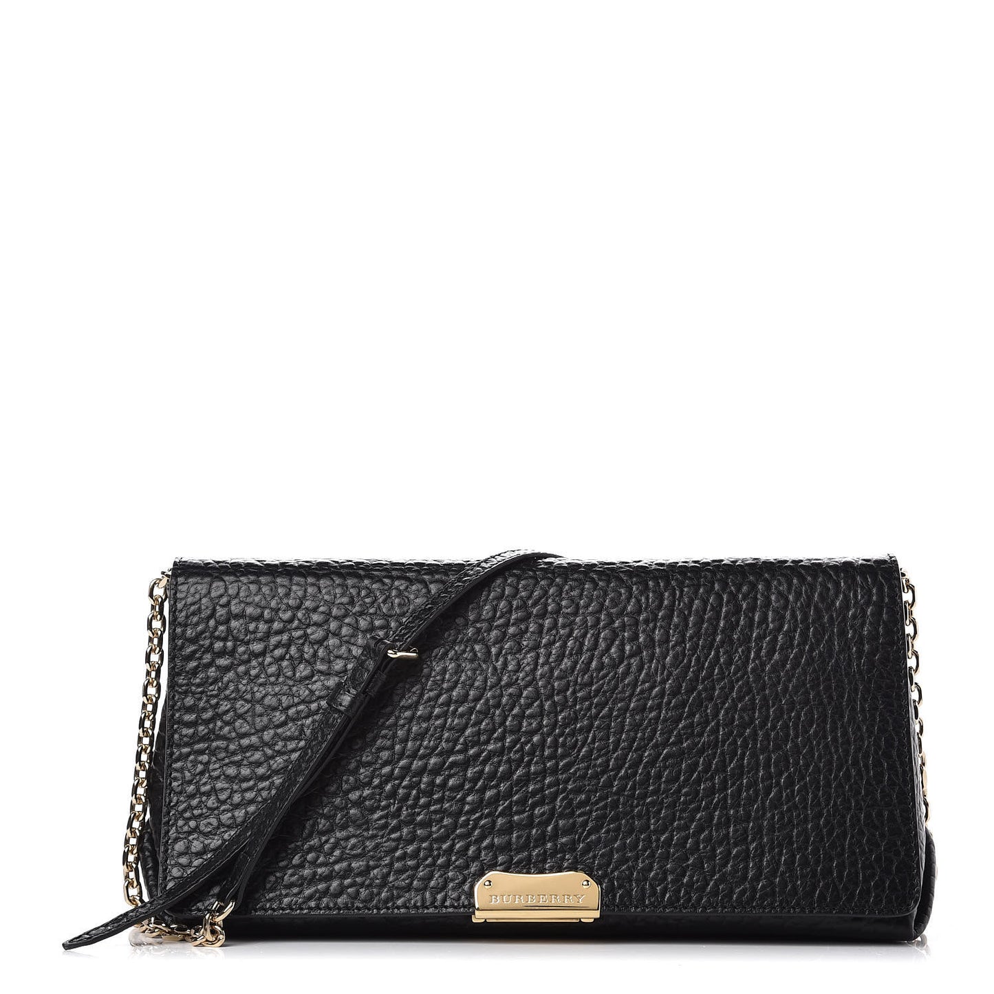 Signature Grain Medium Mildenhall Crossbody Bag Black