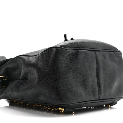 Chanel Caviar CC Backpack Black 7 of 10