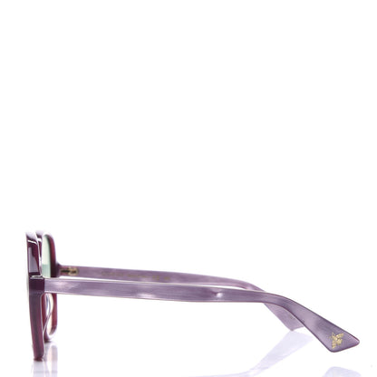 Gucci Acetate Square Frame GG0092S Sunglasses Purple 3 of 4