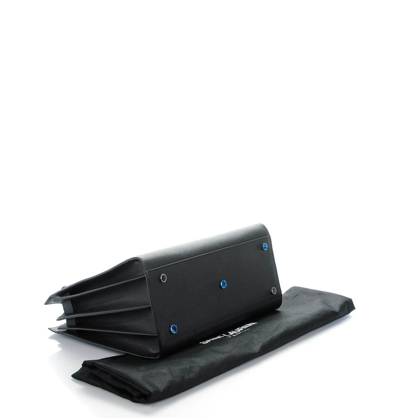 Grained Calfskin Small Sac De Jour Black