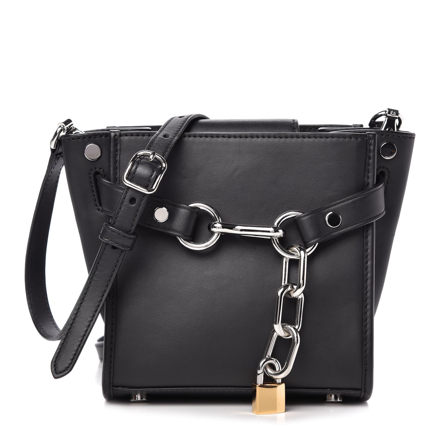 Alexander Wang Calfskin Mini Attica Chain Crossbody Black 1 of 9