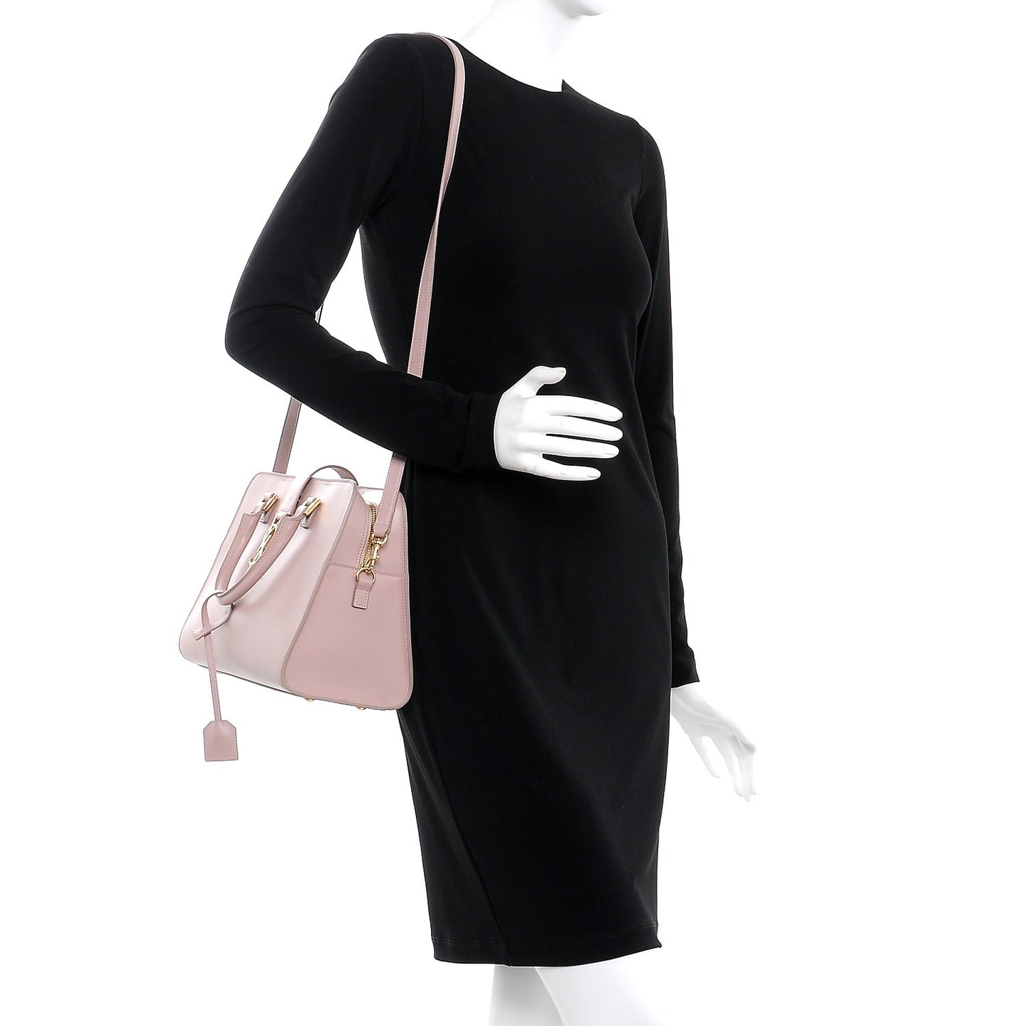 Calfskin Small Monogram Cabas Pink