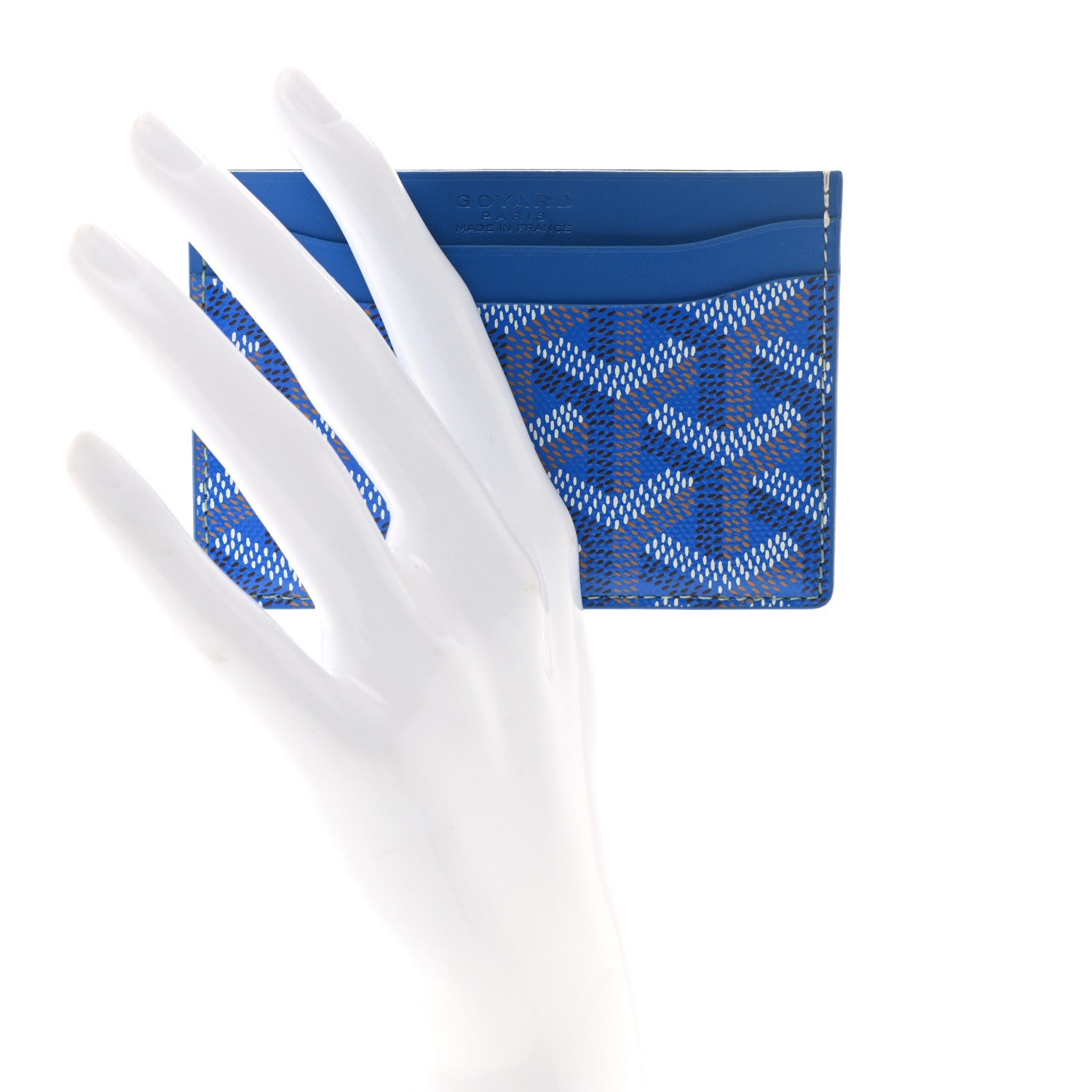Goyard Goyardine Saint Sulpice Card Holder Sky Blue 2 of 9