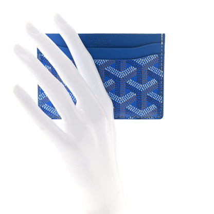 Goyard Goyardine Saint Sulpice Card Holder Sky Blue 2 of 9