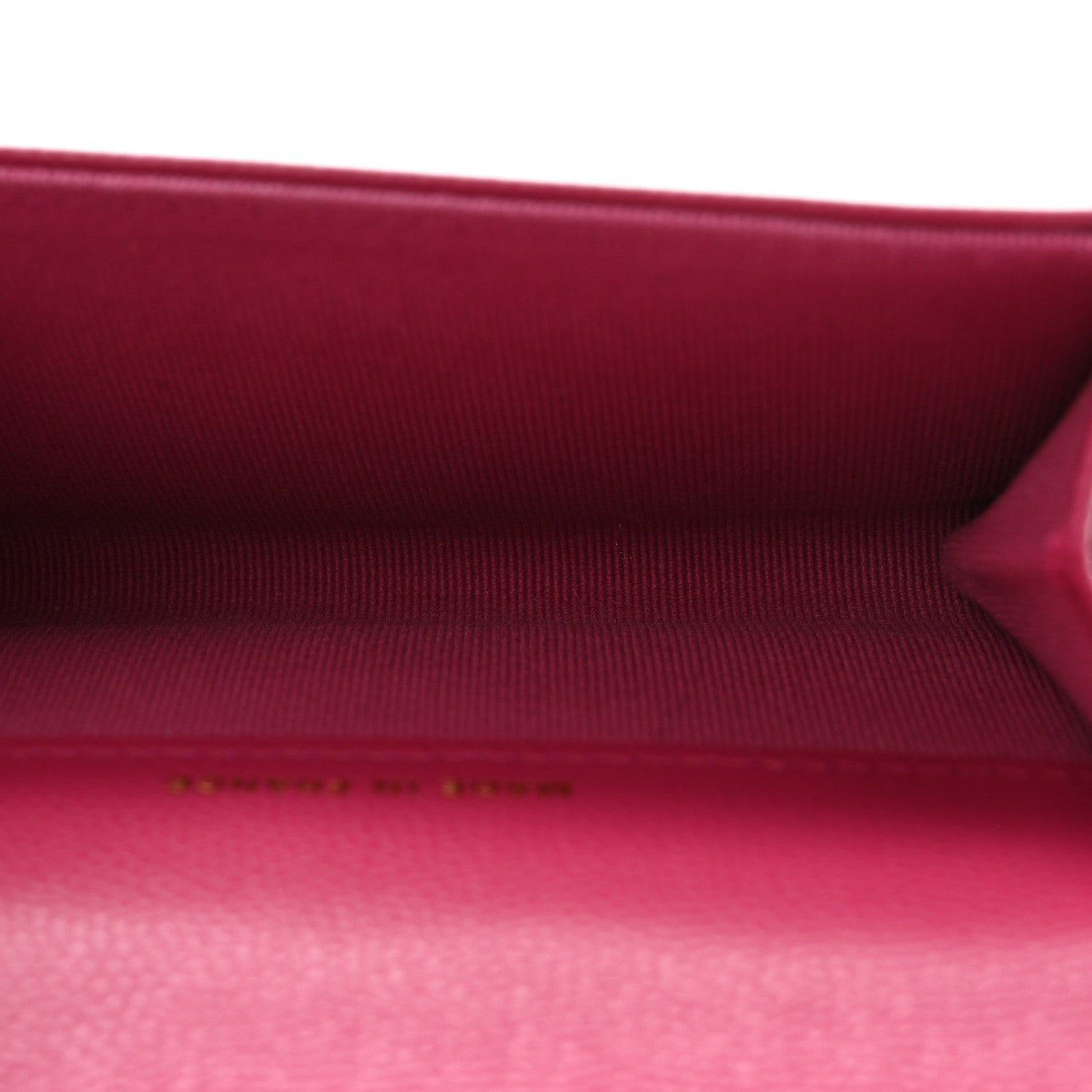 Chanel Caviar Quilted Flap Card Holder Wallet Dark Pink 5 of 8