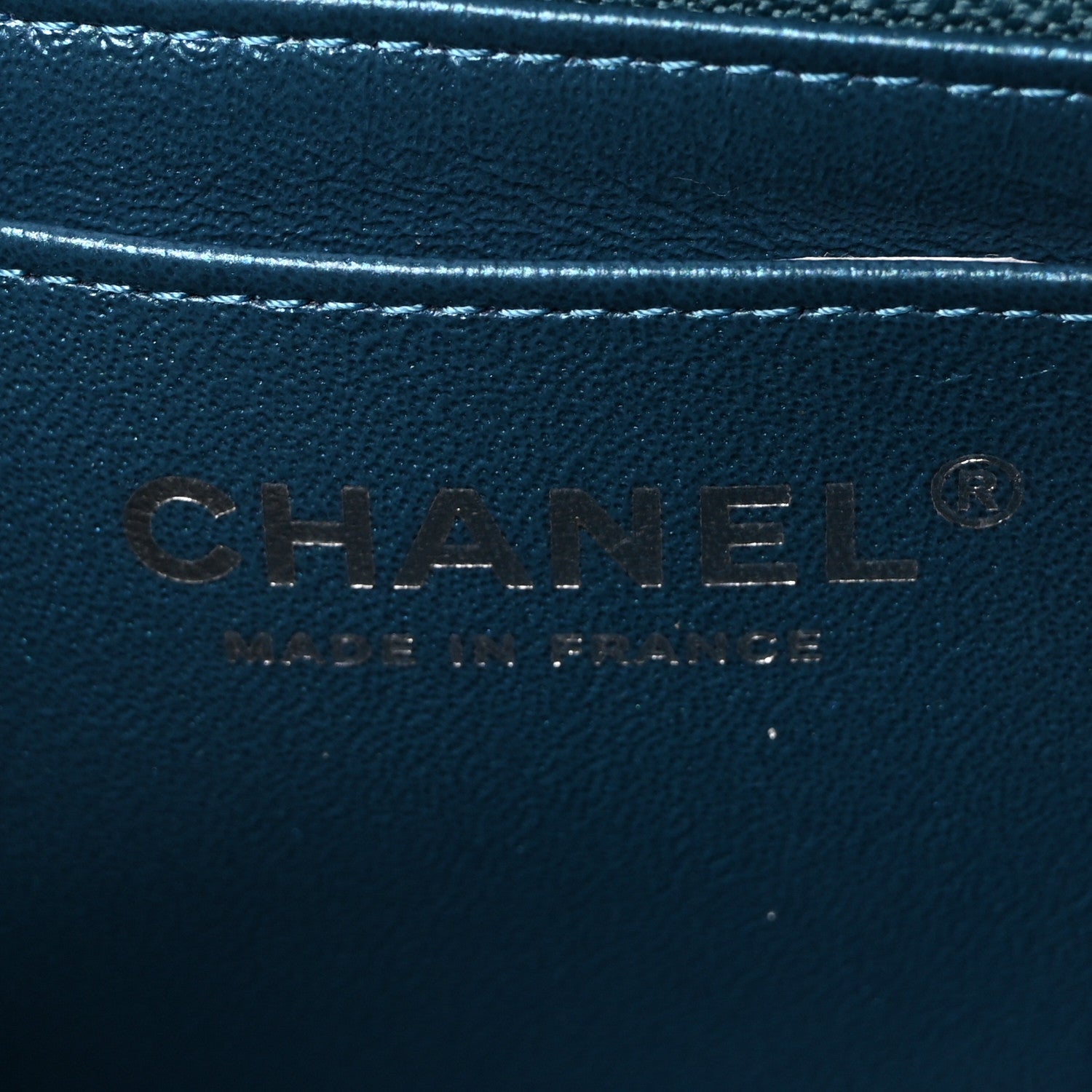 Chanel Metallic Sheepskin Quilted 2.55 Reissue Mini Flap Blue 6 of 10