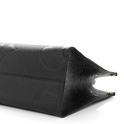Louis Vuitton Empreinte Monogram Giant Onthego MM Black 9 of 9