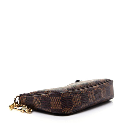 Louis Vuitton Damier Ebene Mini Pochette Accessories 4 of 12