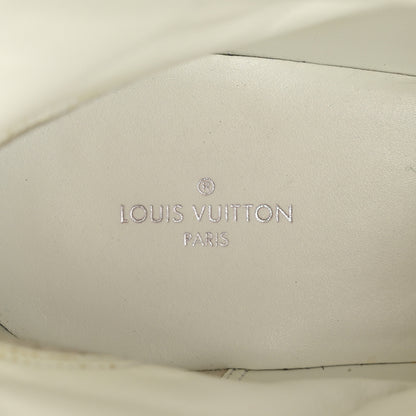 Louis Vuitton Suede Calfskin Monogram Zip Up Laureate Platform Desert Boots 37 Black 8 of 10