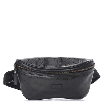 Gucci Imprime Monogram Belt Bag Black 1 of 13