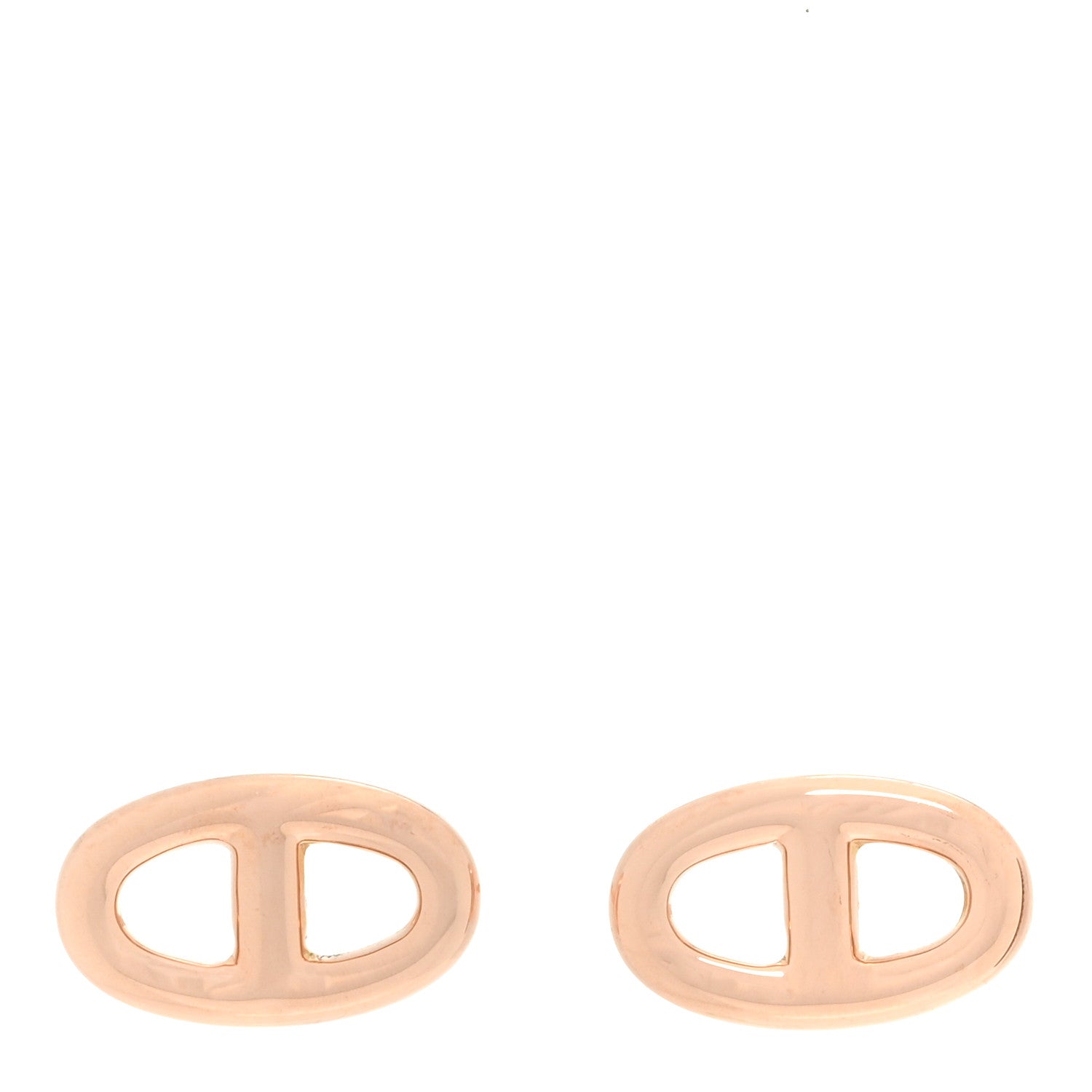 Hermes 18K Rose Gold TPM Farandole Stud Earrings 1 of 5