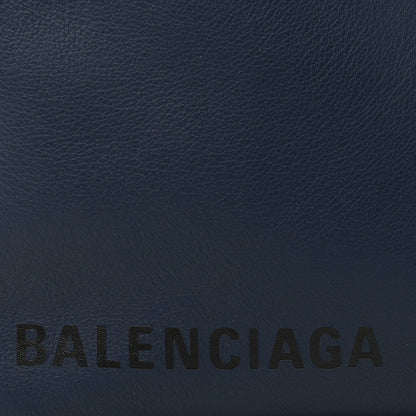 Balenciaga Calfskin Triangle Pouch M Bleu Canopee 7 of 9