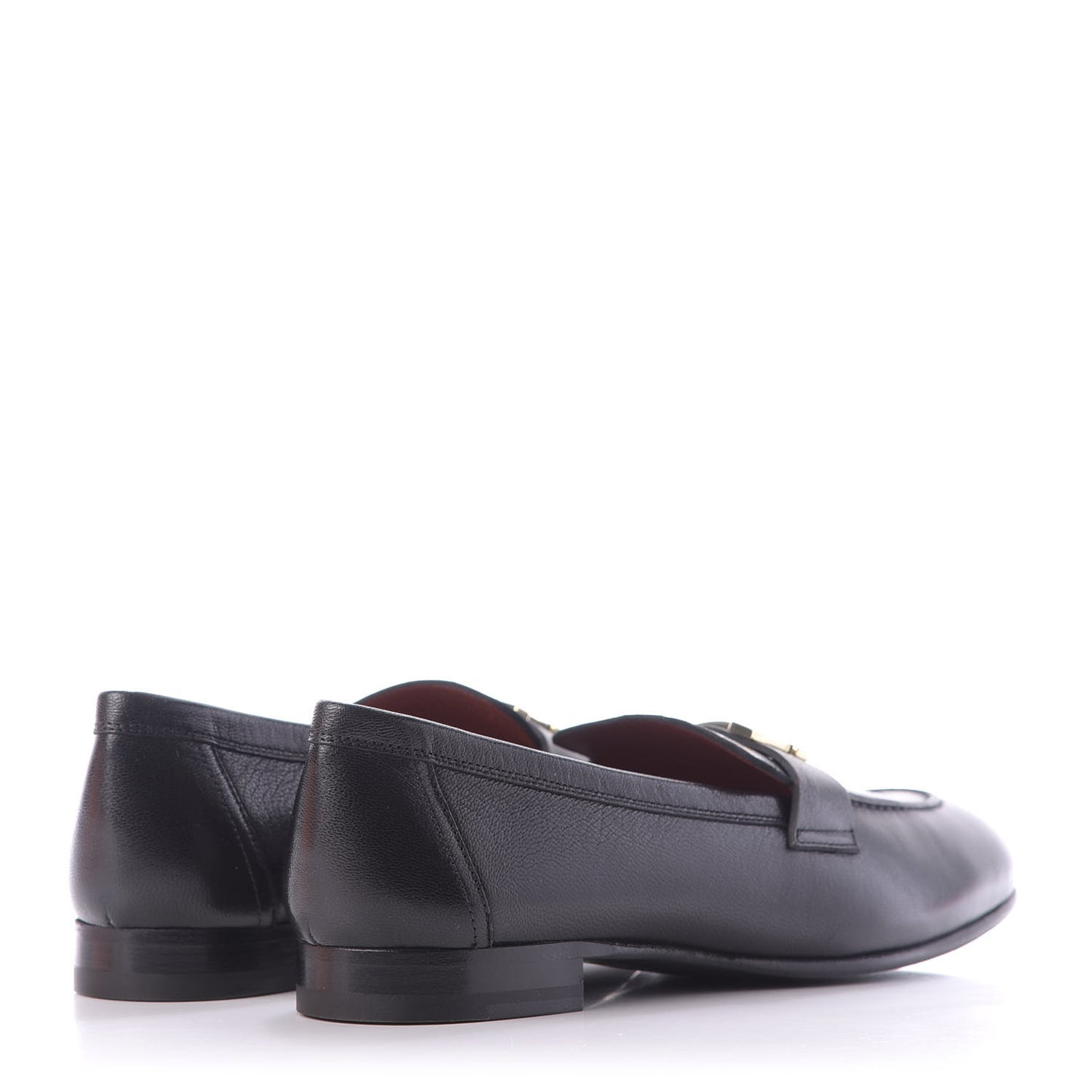 Goatskin Paris Loafers 38.5 Black