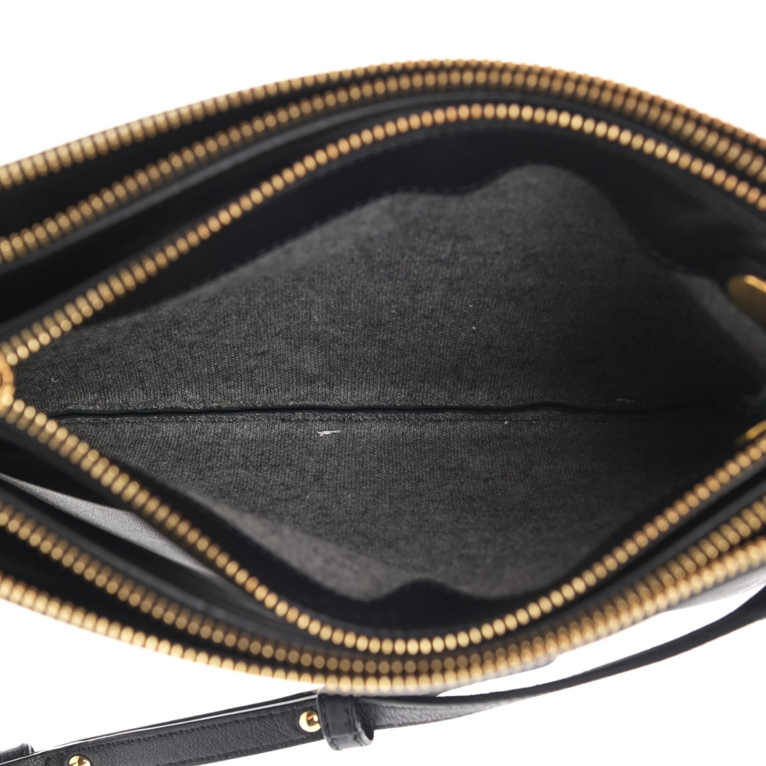 Celine Lambskin Small Trio Crossbody Bag Black 7 of 12