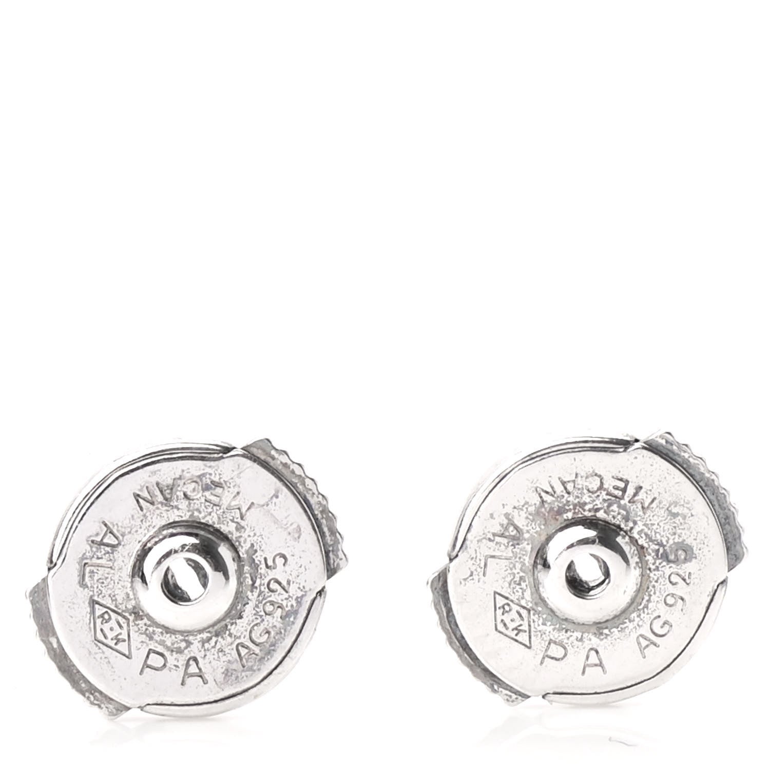 Hermes Sterling Silver Chaine D'Ancre Game Earrings 5 of 5