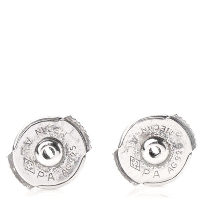 Hermes Sterling Silver Chaine D'Ancre Game Earrings 5 of 5