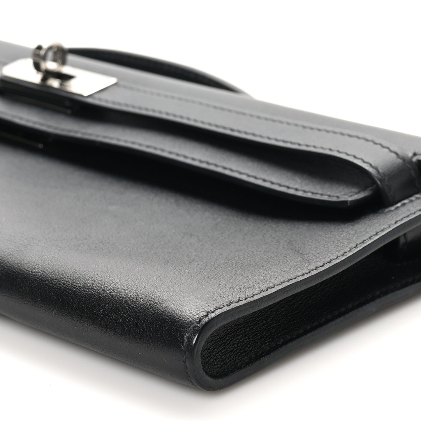 Swift Kelly Cut Clutch Pochette Black