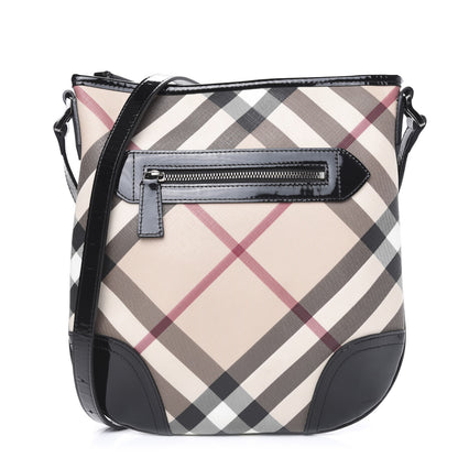 Burberry Supernova Check Small Dryden Crossbody Bag Black 1 of 10