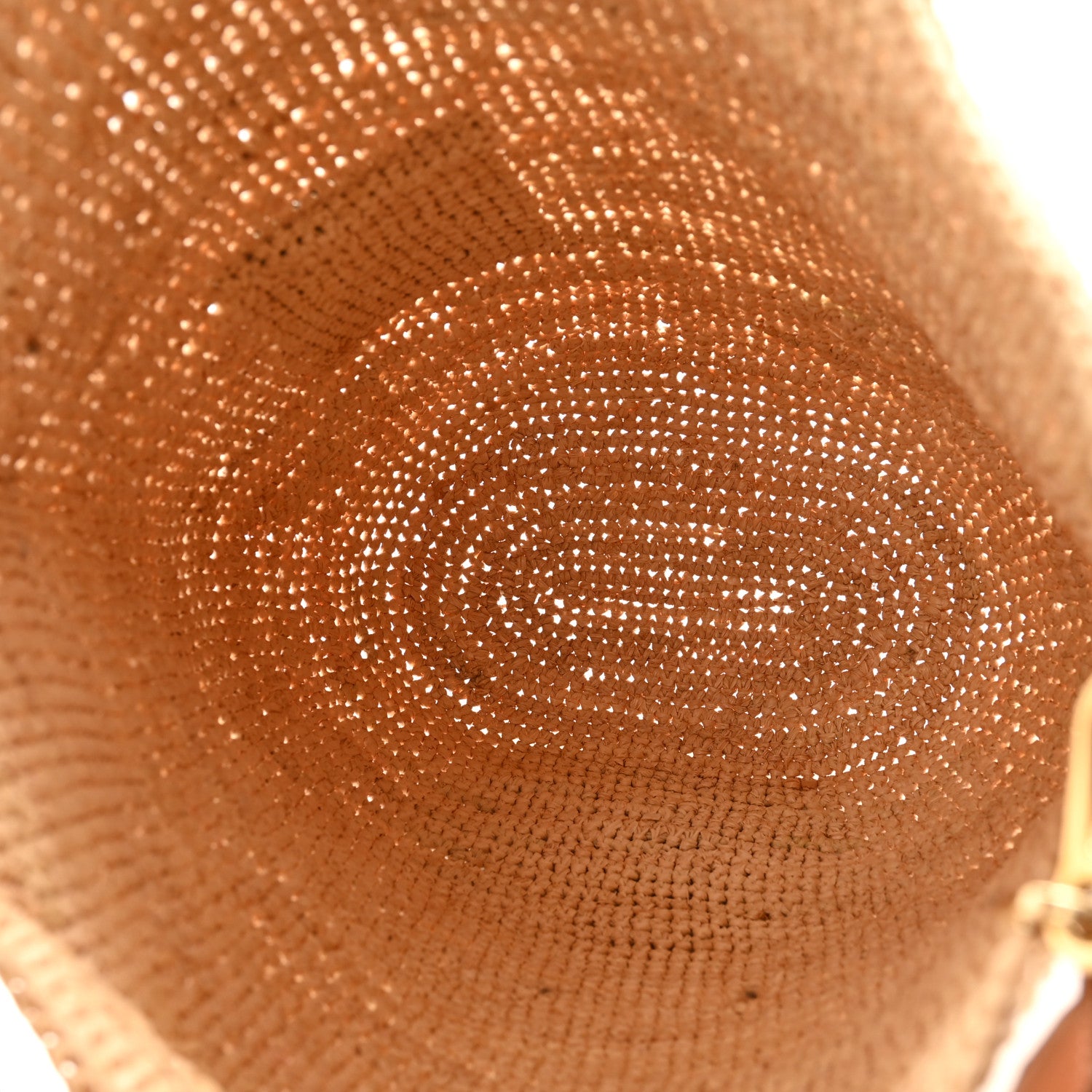 Loewe Raffia Mini Slit Tote Bag Natural Tan 5 of 12