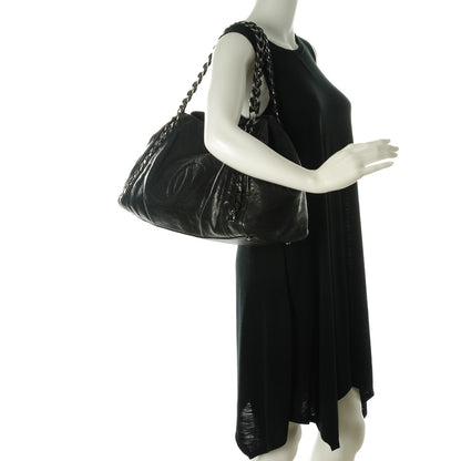 Chanel Glazed Caviar East West Modern Chain Tote Black 2 of 8